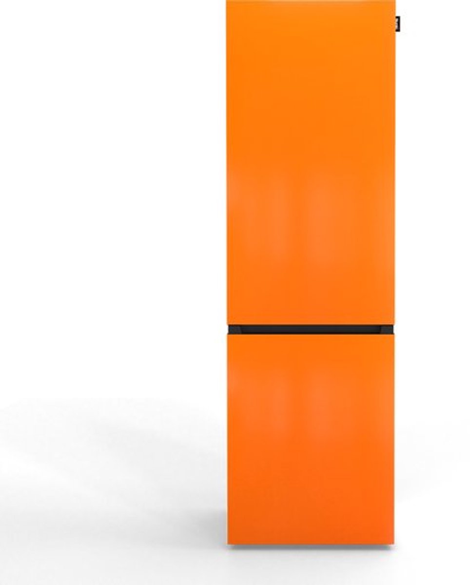 Nunki Large Combi NFA – Koel-vriescombinatie – No Frost – A-klasse – 304 liter – Bright Orange Gloss Oranje