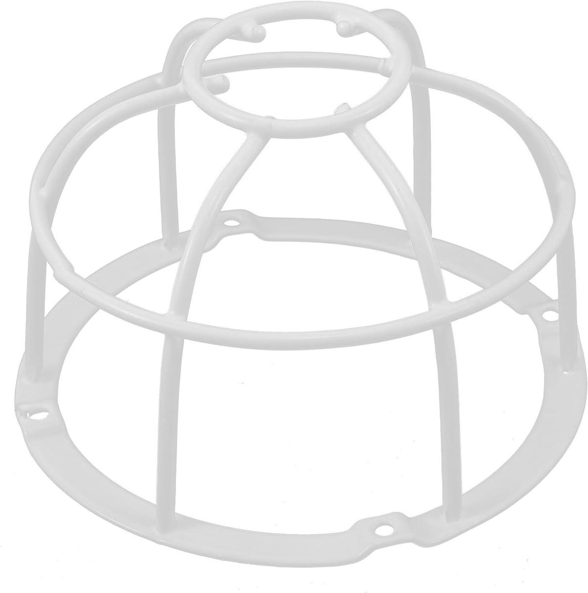 Sensor Behuizing - Beschermkap Detector - Brandbeveiliging - Robuust Ijzeren Gaas - 127x127x8 cm - Wit