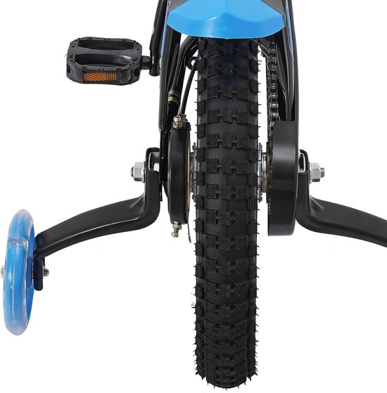 Kinderfiets - Loopfiets Fiets - Leren Fietsen - Met Flessenhouder - 14 Inch - Blauw — afbeelding 4