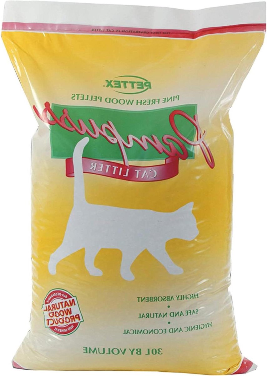 Kattenbakvulling - Kattenbak korrels - Hygiënisch Huisdier - Pine Fresh geur - 30 liter - Houtkleur