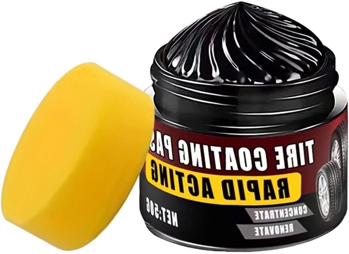 Banden Glans Hersteller - Banden Coating - Auto Onderhoud - Snel Glanzende Formule - 500 ml - Zwart