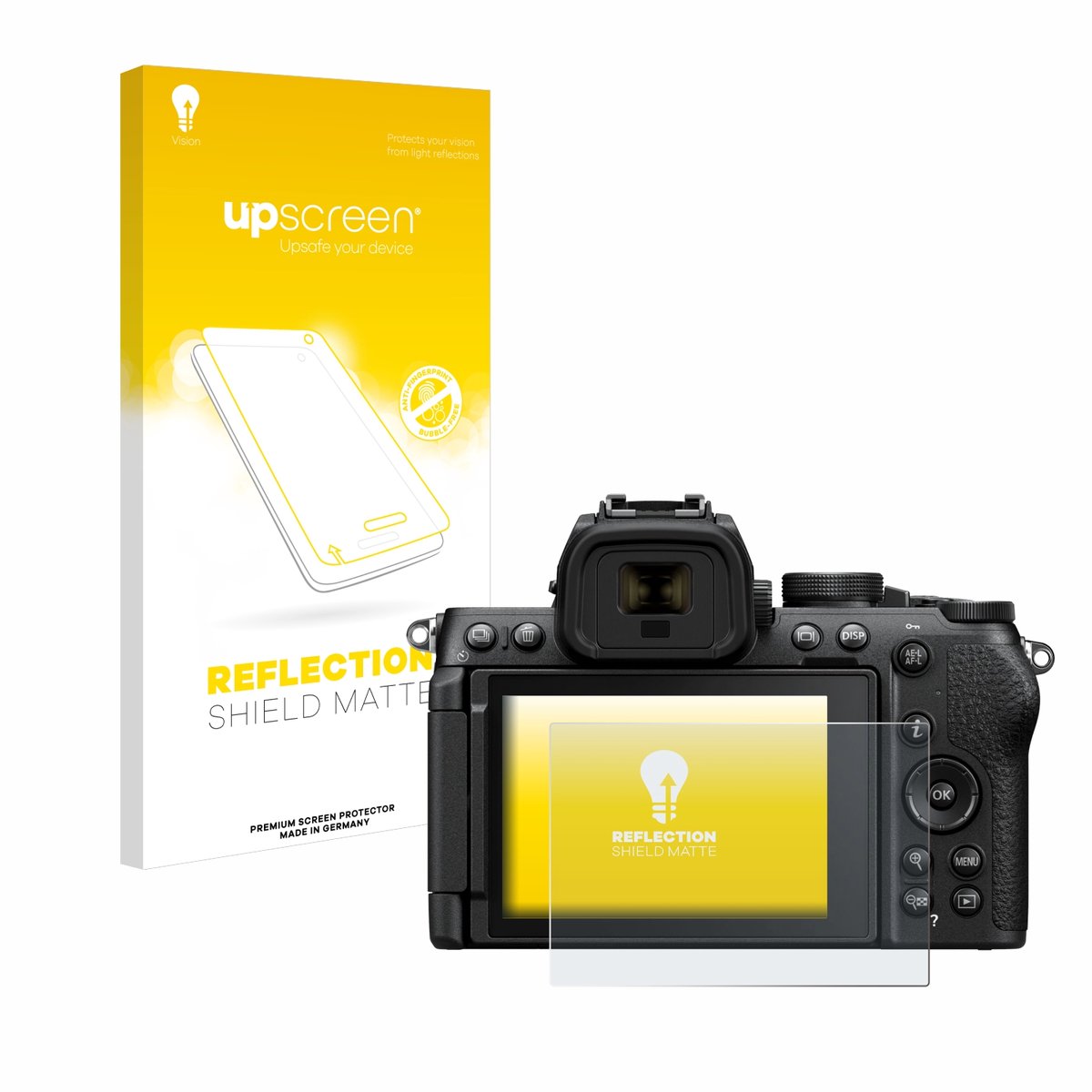 upscreen - Screenprotector voor Nikon Z50 II - Folie Beschermfolie anti glare matte