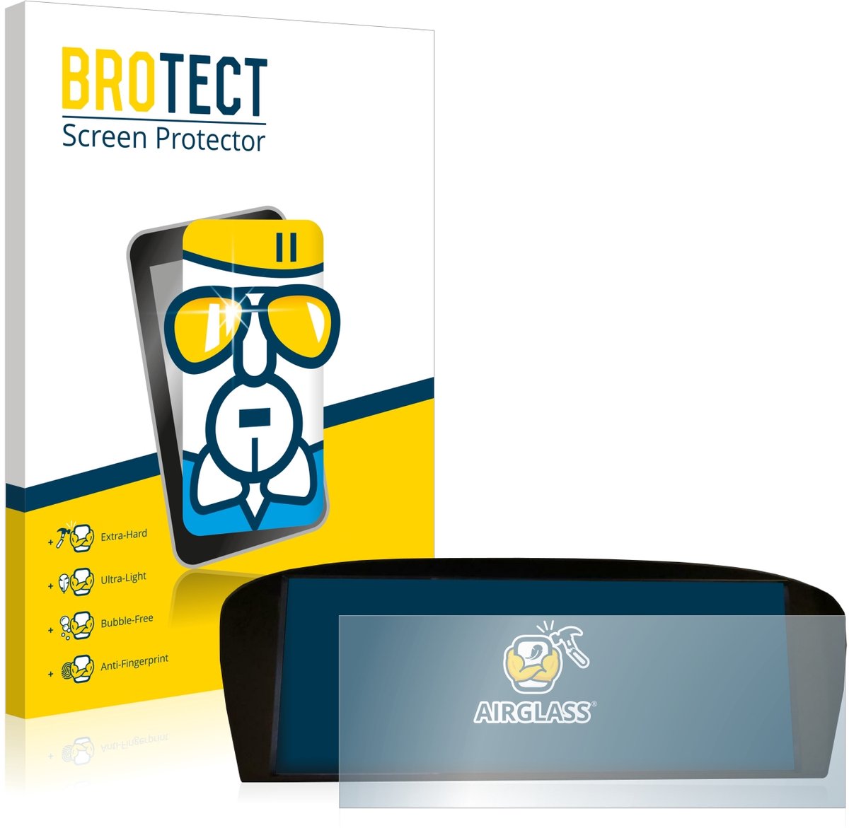Screenprotector voor BMW E91 320d CiC Professional Beschermglas transparant