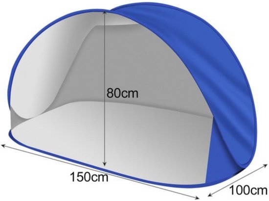 Trizand Strandtent - Zelfopzettend, Lichtgewicht en Beschermend van Trizand — afbeelding 2
