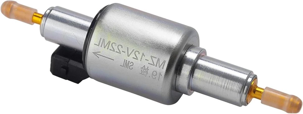 Brandstofpomp - Luchtverwarmer Pomp - Verwarming Installeren - Universele Toepassing - 12V 1KW-5KW - Zilver
