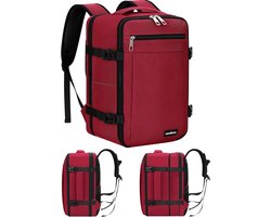 SnelShoppen - MOCOCITO Handbagage-rugzak voor Ryanair, 30L Uitbreidbaar Rugzak voor Mannen en Vrouwen, Waterdichte Laptoprugzak met 15,6" Laptopvak, C