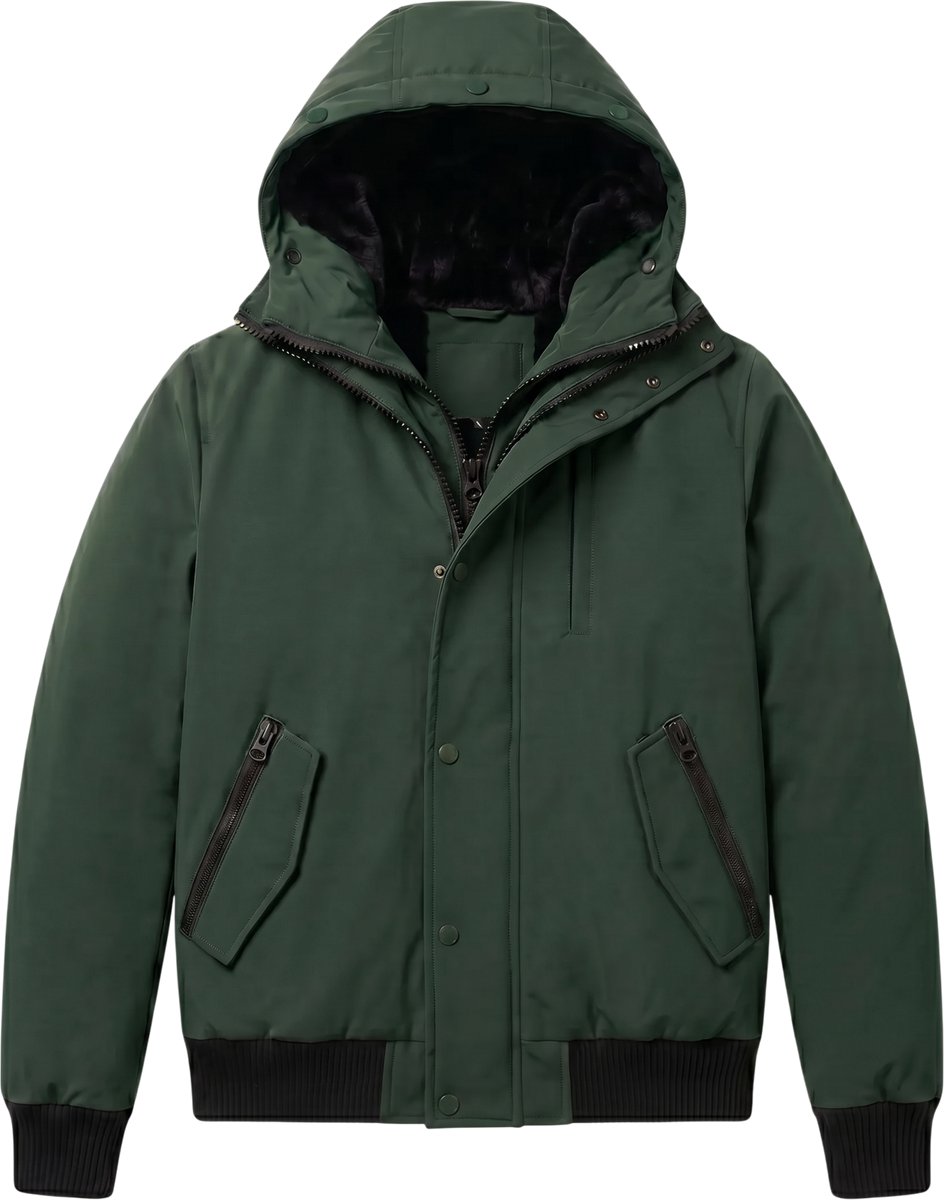 Jassen Heren - Heren Jassen Winter - LF7015 - Groen - Maat S