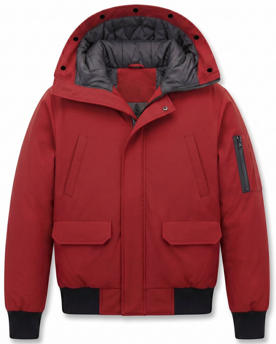 Herenjas - Winterjas Heren - LF8821 - Rood - Maat M
