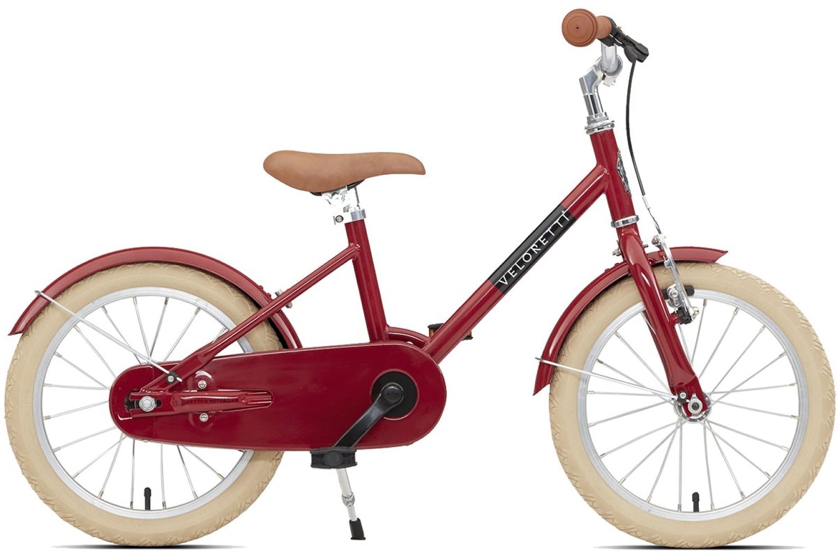 Veloretti Maxi Kinderfiets 16 inch - Rood - Kids 3-6 jaar