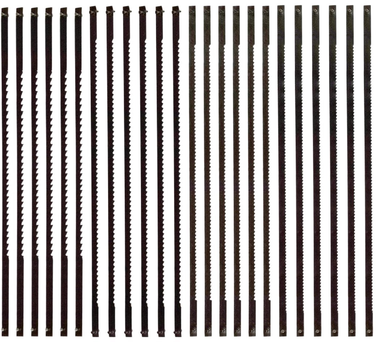 Dailygoods - 24 Stuks Scroll Saw Blades - Voor Precisie Houtsnijwerk