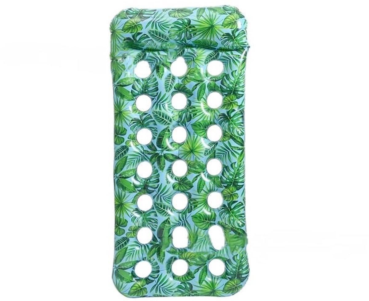 Dailygoods- Zwembadhangmat Opblaasbaar - 4 in 1 - Drijvende Stoel - Multifunctioneel - PVC - 70 x 39 inch