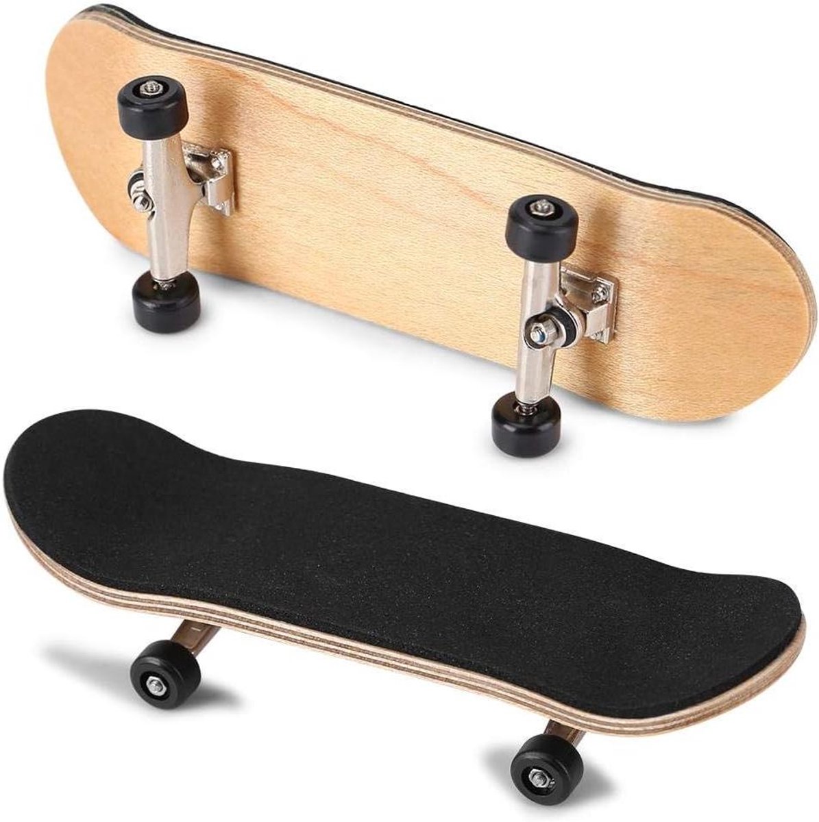 Fingerboard Set Mini skateboard Houten skateboard Ontspannen handen 5-laags esdoornhout 96 x 28 mm