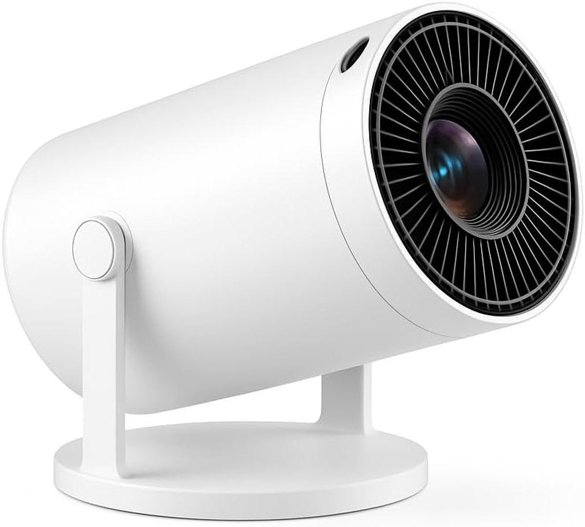 Draagbare Mini Projector - HD Beamer - Thuisbioscoop Creëren - 180° Hoek Verstelbaar - Tot 100 Inch - Wit