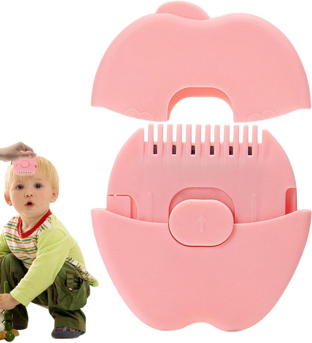 Split-end Trimmer - Haartrimmer Pony - Haar Verzorging - Dubbele Kop Ontwerp - 7 x 7.5 x 1.1 cm - Wit