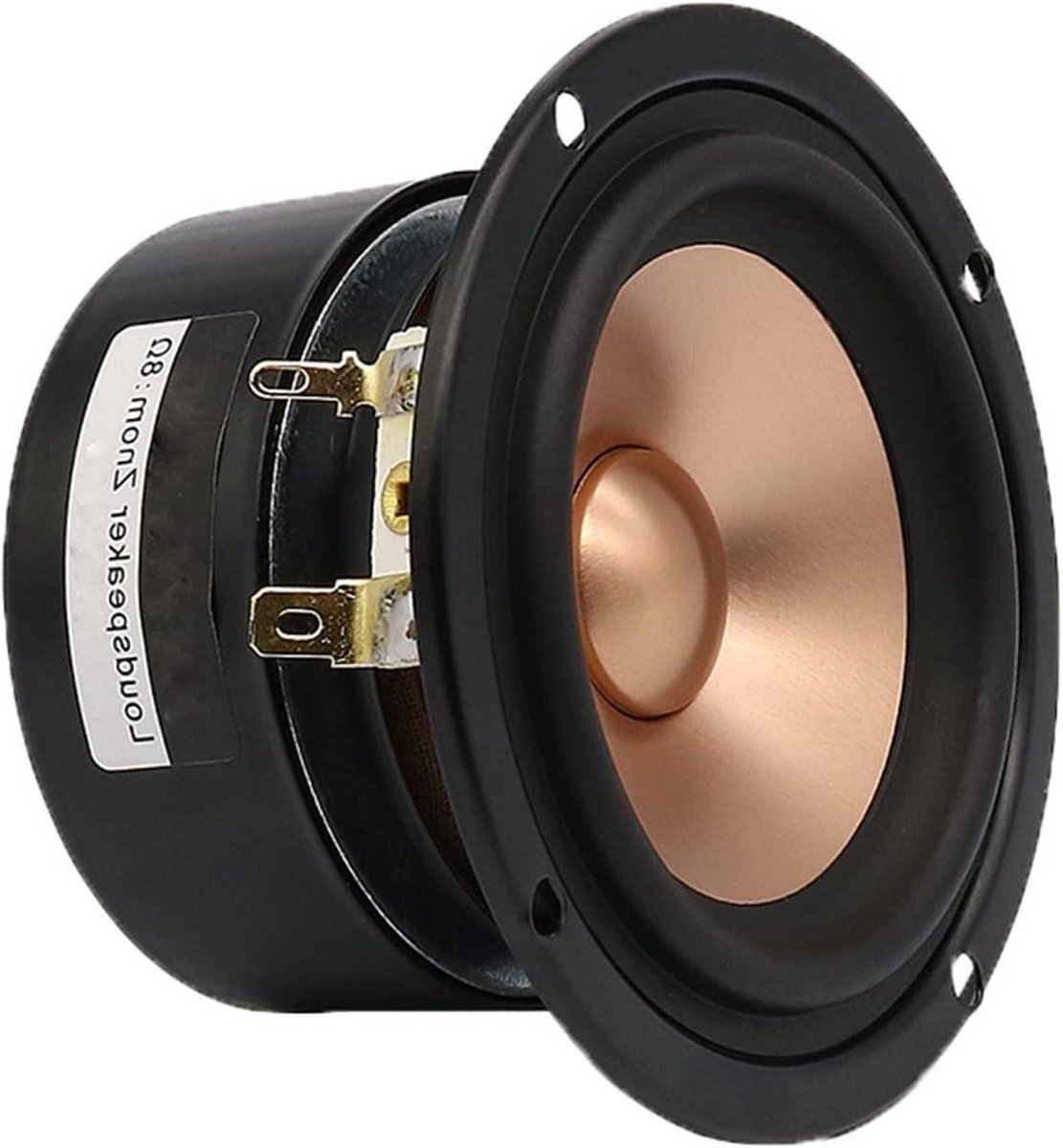 Audio Speaker - Full Range Luidspreker - Muziek Luisteren - Hifi Klankkwaliteit - 3 Inch - Zwart