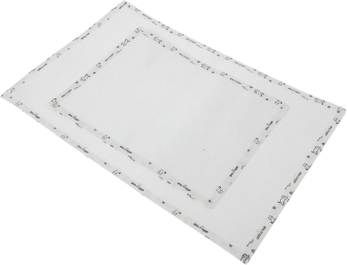 Hittebestendige Strijkhoezen - Strijkpapier Kralen - DIY Knutselen - Gelijkmatige Warmteverdeling - 30x20 cm - Wit