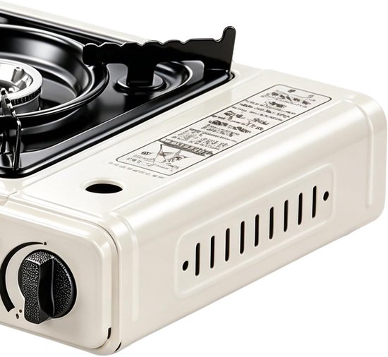 Camping Kooktoestel - Kookbrander Cassette - Buiten Koken - Windbestendige Constructie - 34x26x8.5 cm - Zwart van Camping — afbeelding 5