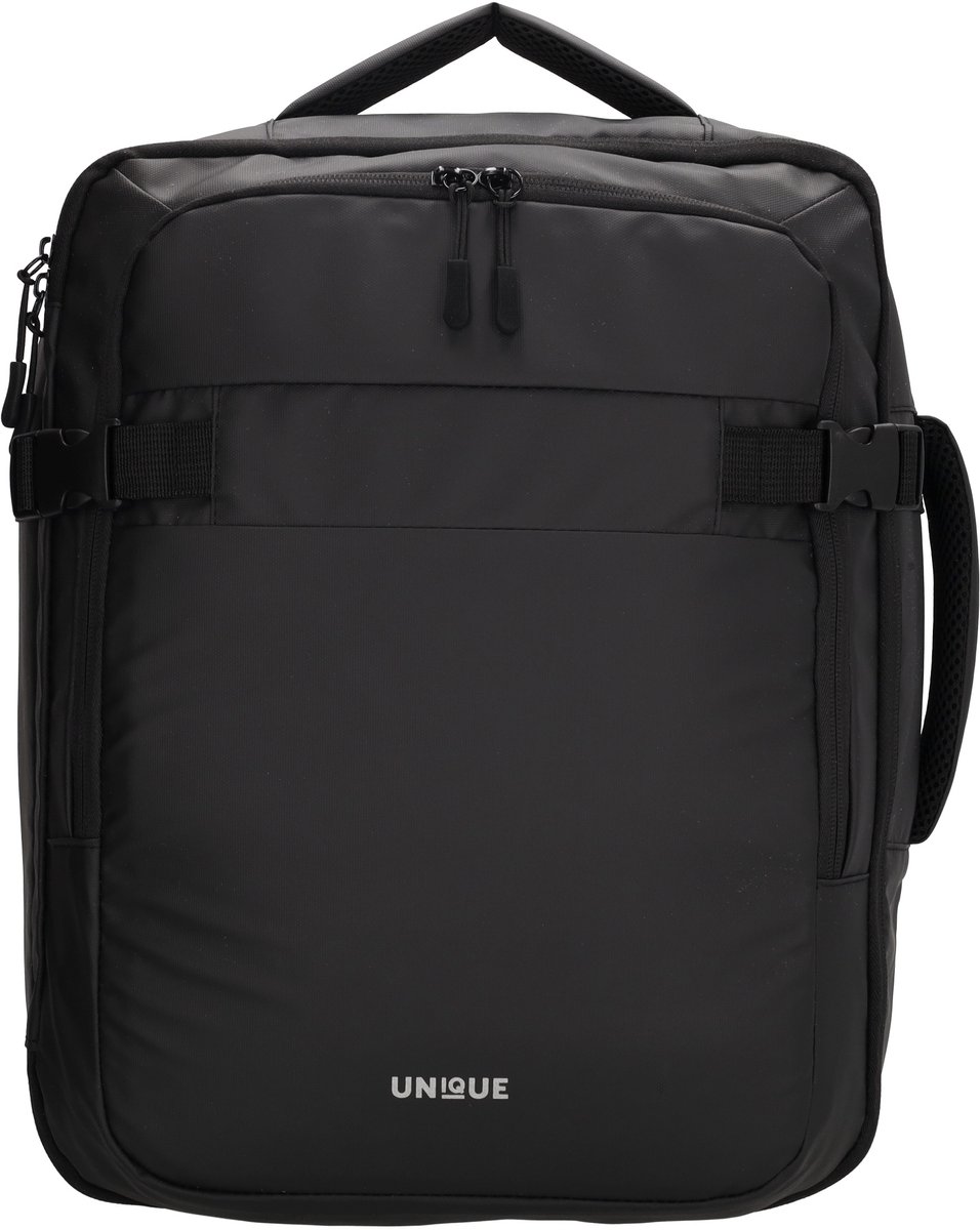 Unique Rugtas - Underseater - Slijtvast & Tijdloos - School - Werk - Reizen - Ruime Unisex Rugzak - Zwart