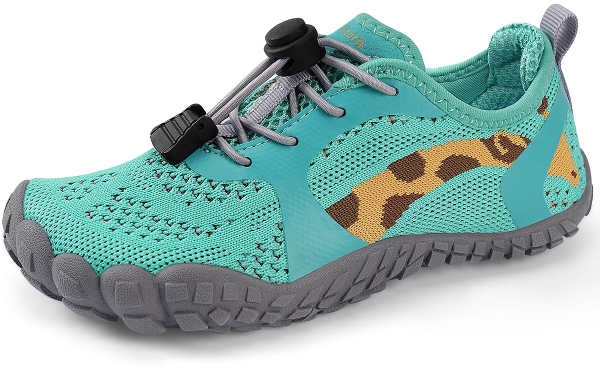 SnelShoppen - IceUnicorn Blotevoetenschoenen voor Kinderen - Ademend, Sneldrogend Badschoenen, Zwemschoenen, Maat 28 EU, Perfect voor Strand en Zwemba