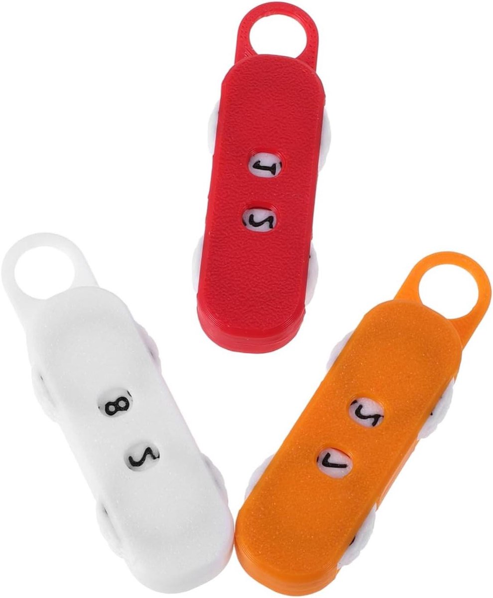 Breiteller Set - Stekenteller Haaknaald - Breien Haken - Dubbel Telmechanisme - 7 cm - Diverse kleuren