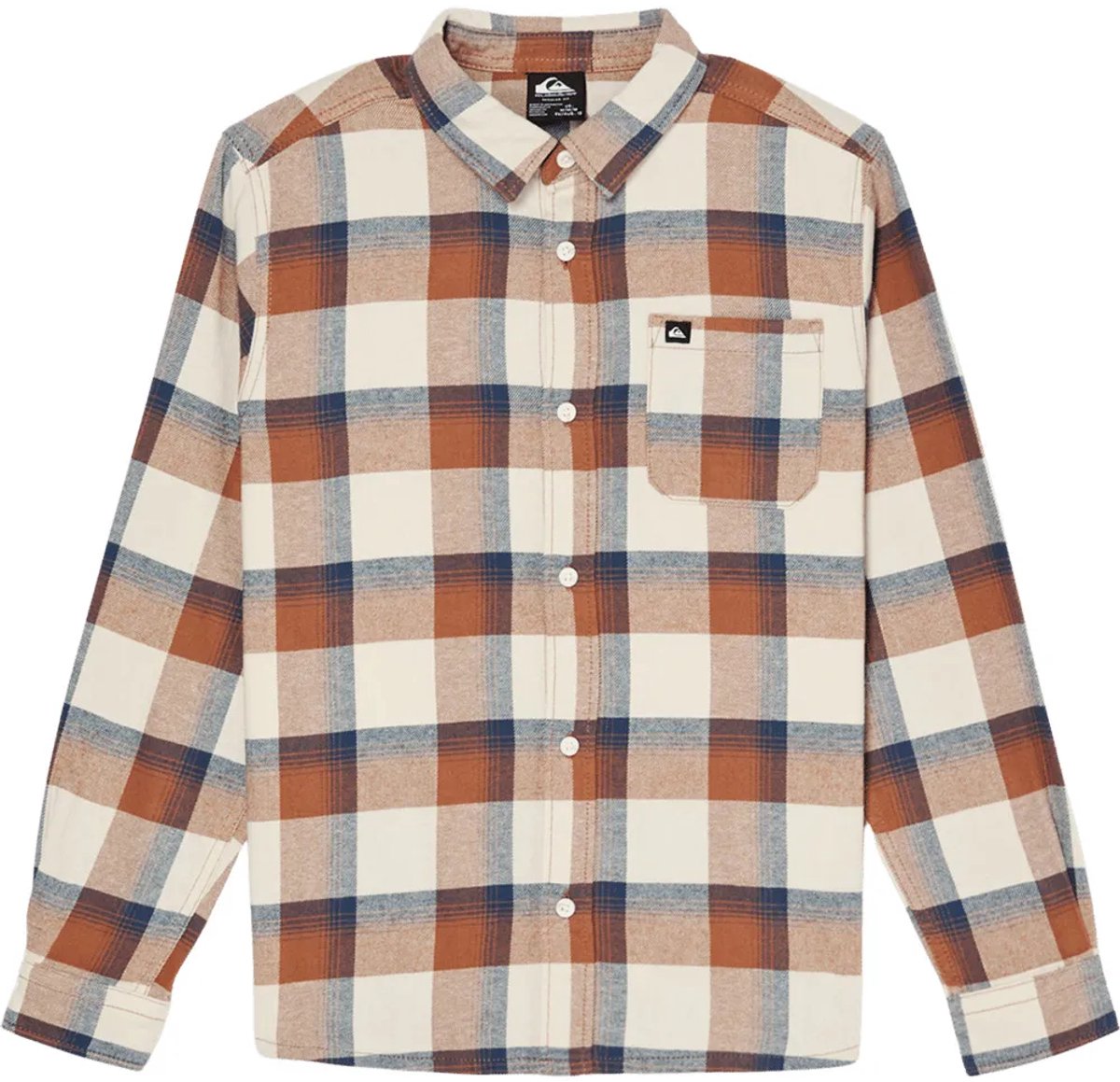 Quiksilver Plaid Overhemd Met Lange Mouwen 16 Years Jongen Rawhide Motherfly