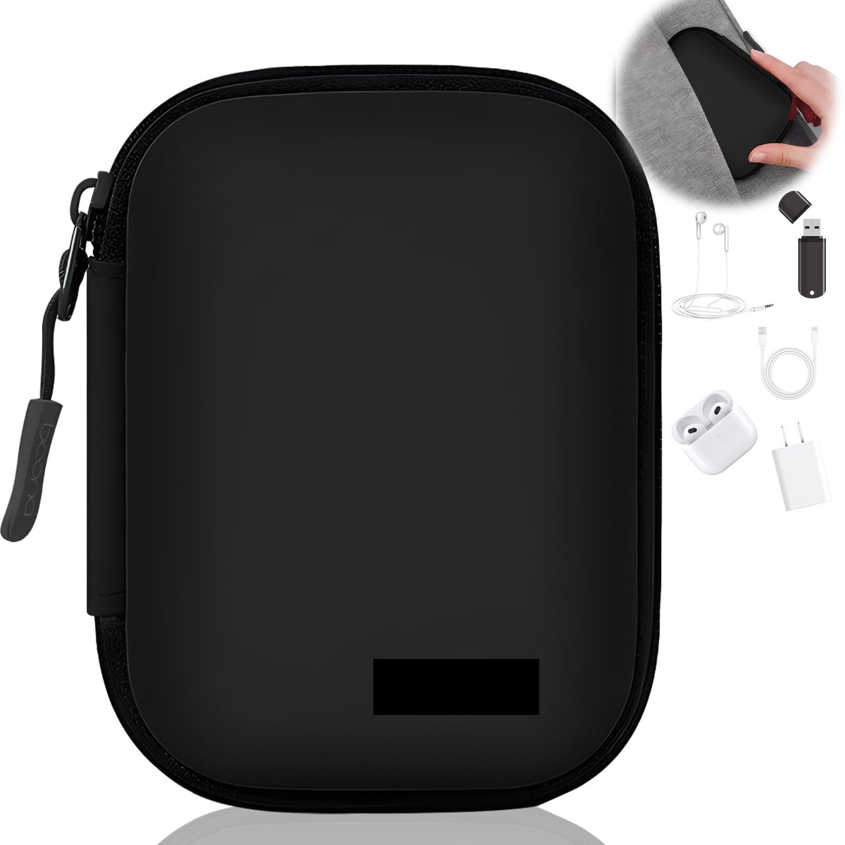 Dailygoods - Kabel Organizer Tas - Hardcase Elektronica Opbergtas Waterproof
