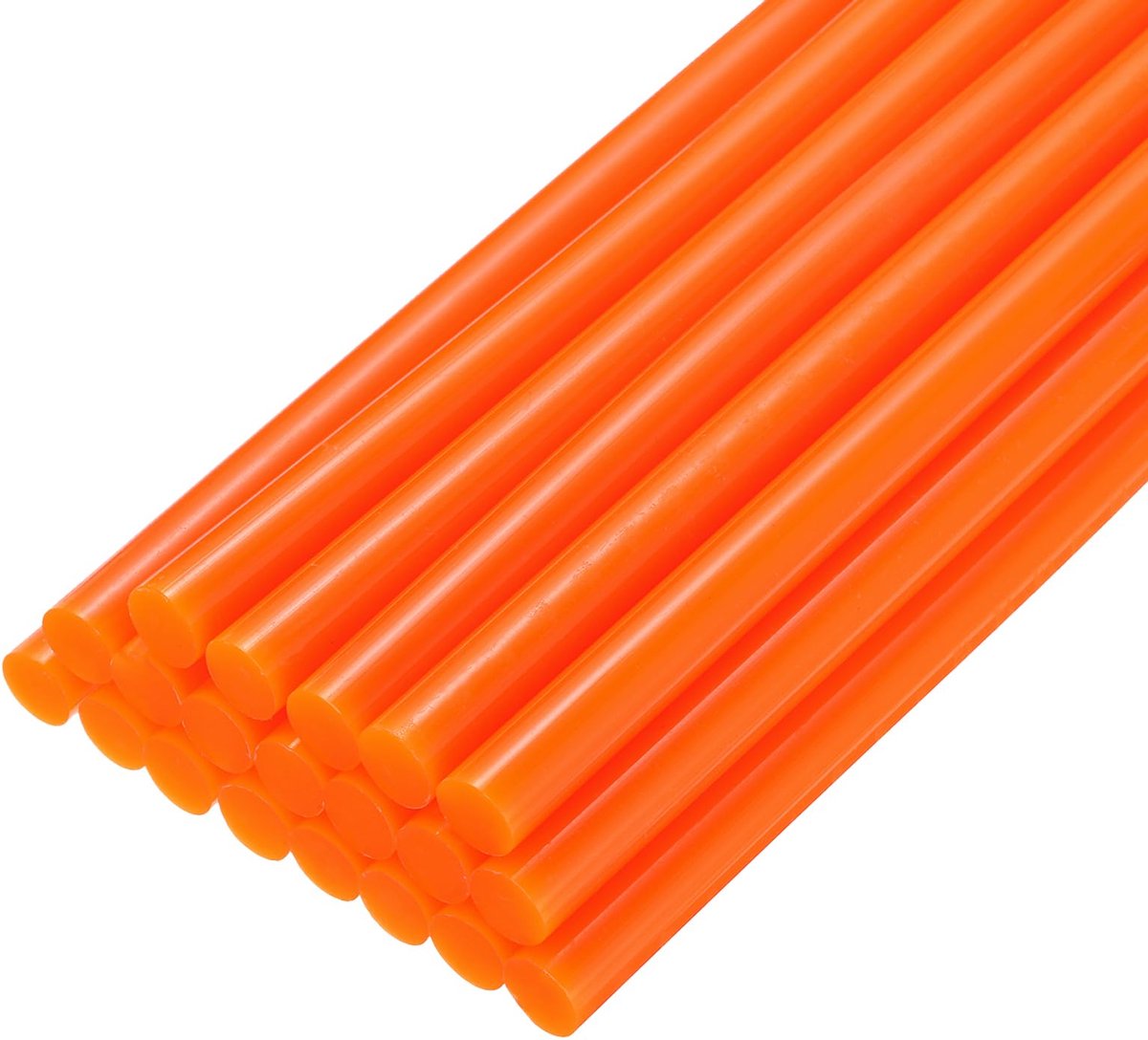 SnelShoppen - Lijmstiften voor Lijmpistolen - Oranjekleurige Hot Glue Sticks 200mm x 11mm - Perfect voor Knutselprojecten, Hobby, Dichten en Decoratie