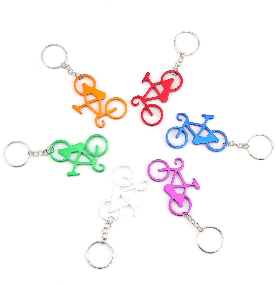 Dailygoods - 24 Stuks Flesopener Sleutelhanger - Compacte Drinkopener