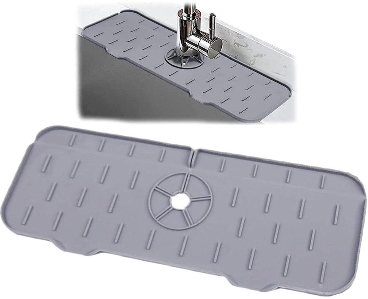 Dailygoods - Siliconen Water Tap Splash Guard - Drupopvang voor Keuken en Badkamer