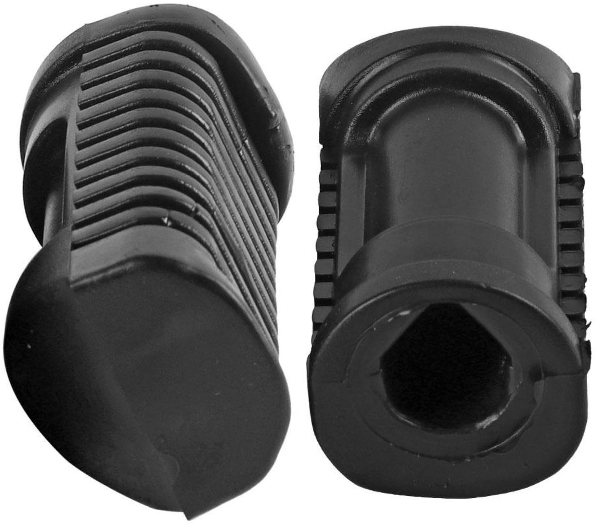 Dailygoods - Motorfiets Voetsteun Pad van Hoogwaardig Rubber voor CG 125