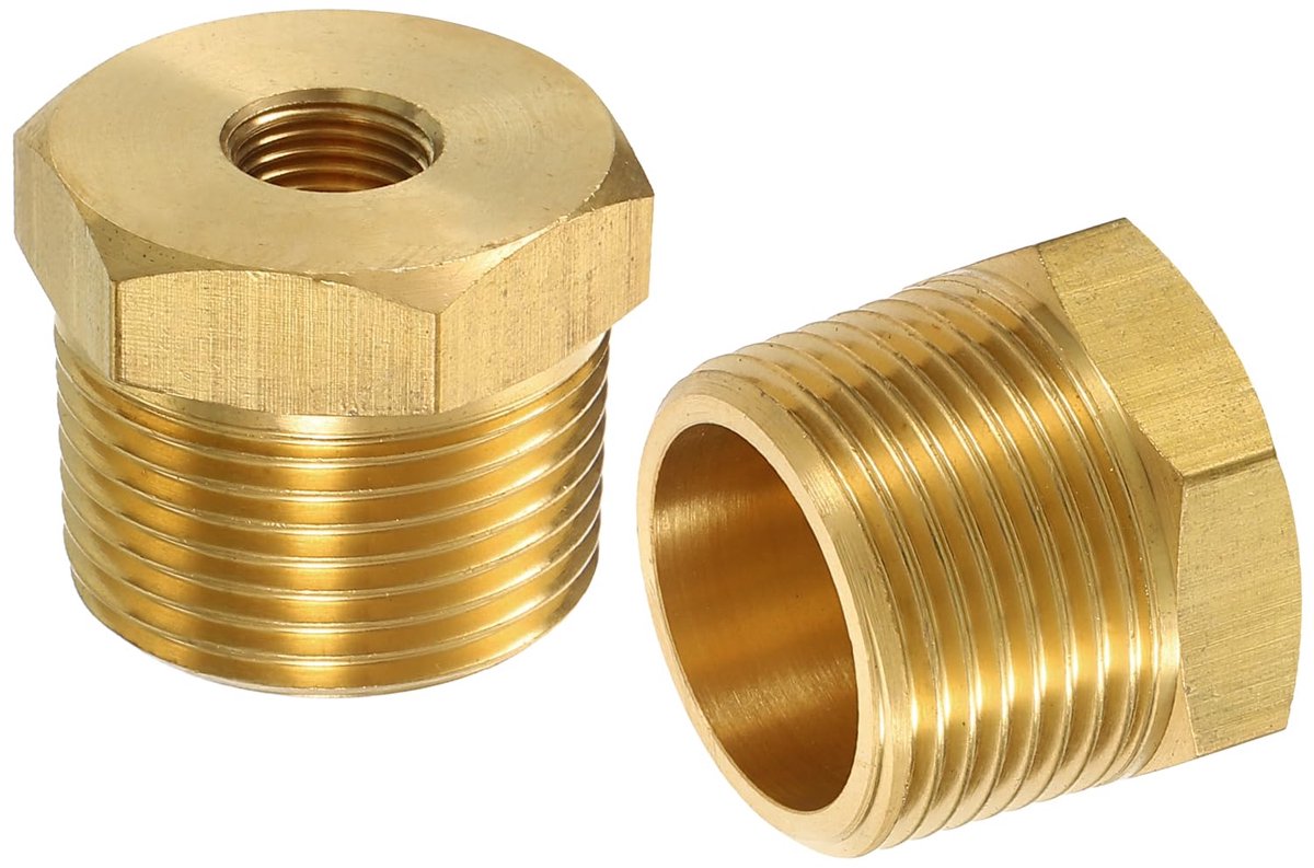 Dailygoods - Brass Reducer Hex Socket Verbinding - 3/4 naar 1/8