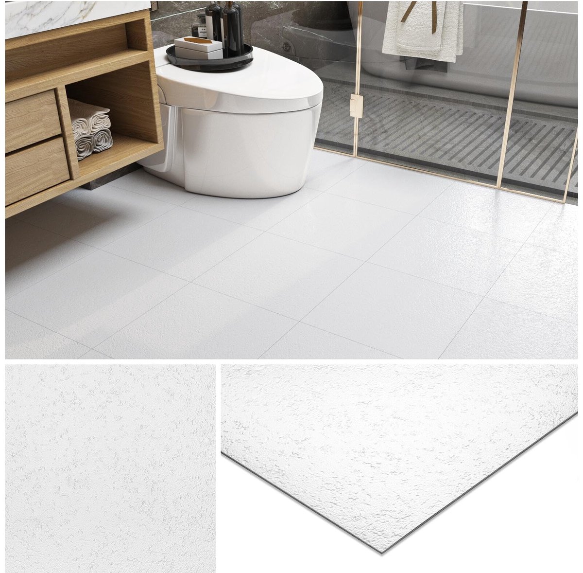 Dailygoods - Zelfklevende PVC Vloerbedekking - Waterdichte Vinylvloer voor Keuken en Badkamer