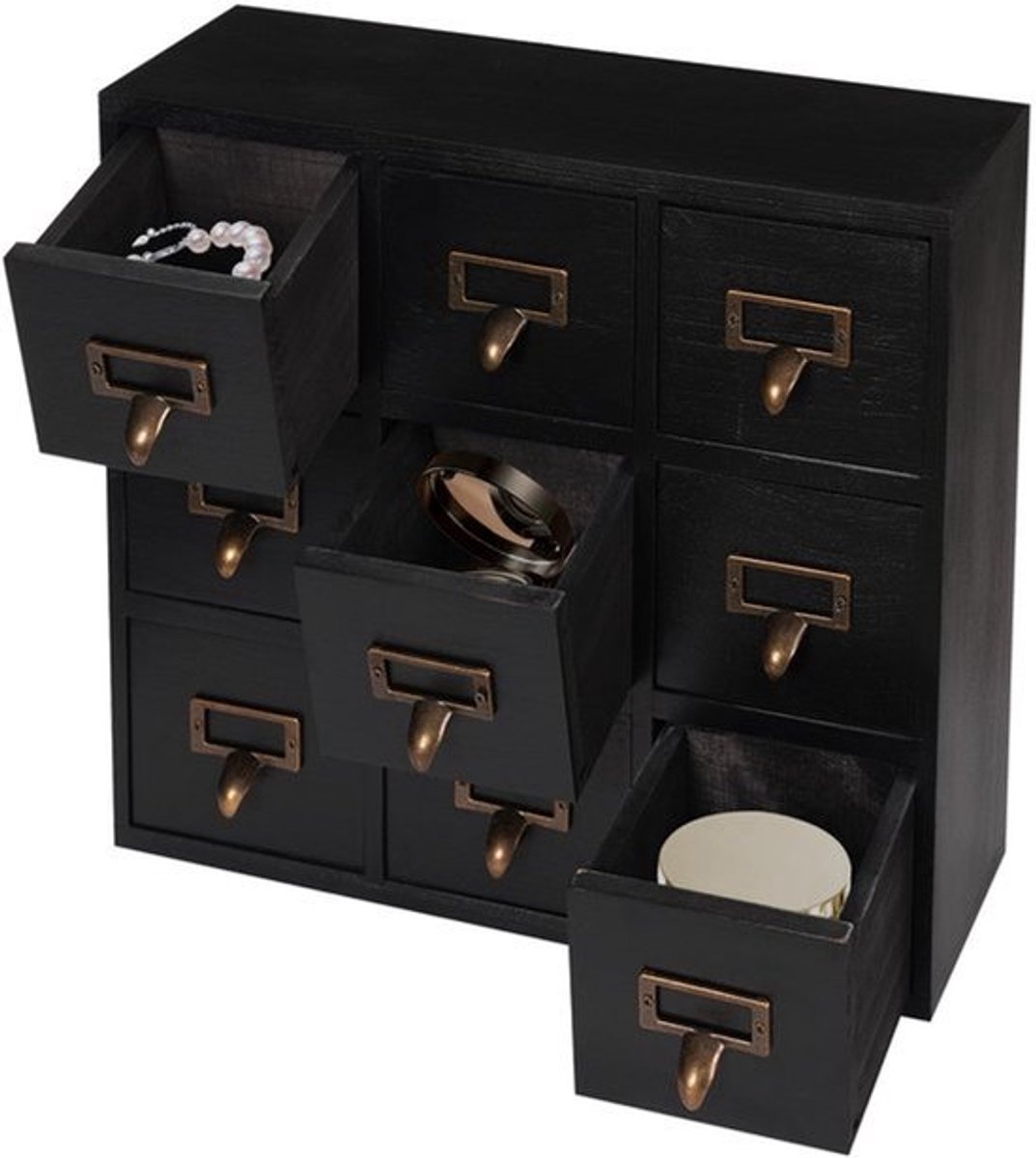 Houten Opberger – Ladekast – Organiser – Opbergkast – Ladenkast – 9 Lades – Ruimtebesparen