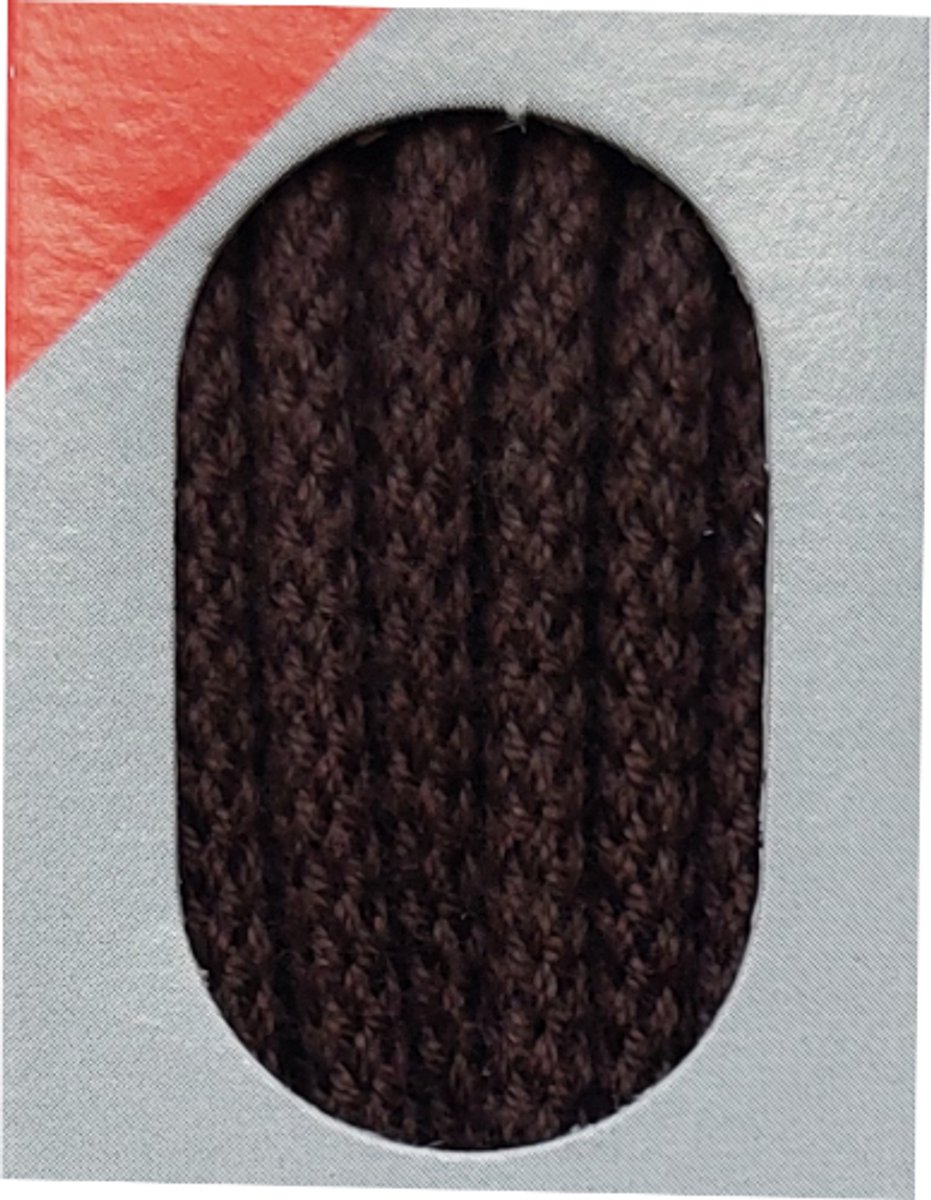 Bob Veter - Donker Bruin - Rond - Koord Veters - Lengte 150 cm - Dikte 3 mm - Schoenveter