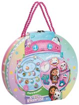 Gabby's Poppenhuis 2-in-1 Knutselkoffer - Armbandjes maken - Gipsfiguren gieten en schilderen - Herbruikbaar - Speelgoed Kinderen - Knutselen - Voor meisjes en jongens - Vanaf 5 jaar - Totum
