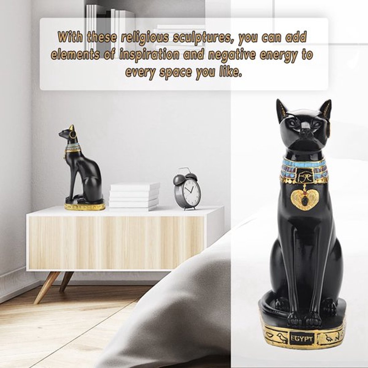 Decoratief Standbeeld van Egyptische Kat Godin