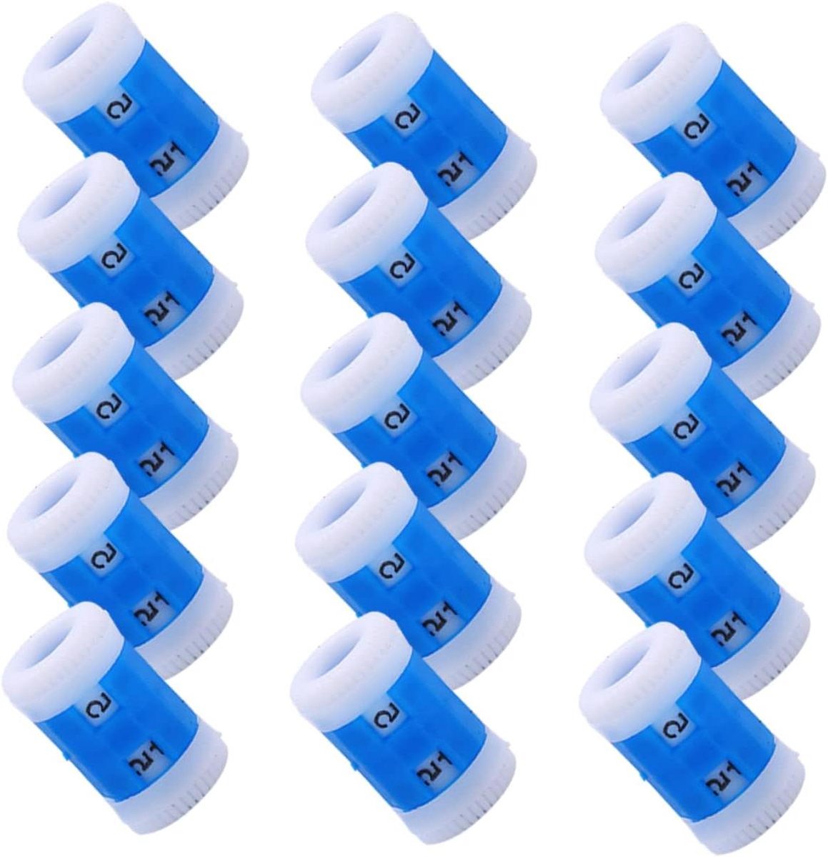Brei Tellers - Steekmarkering Rijenteller - Breiwerk Vereenvoudigen - Voorkomt Wegglijden Steken - 2.16x1.13cm - Blauw