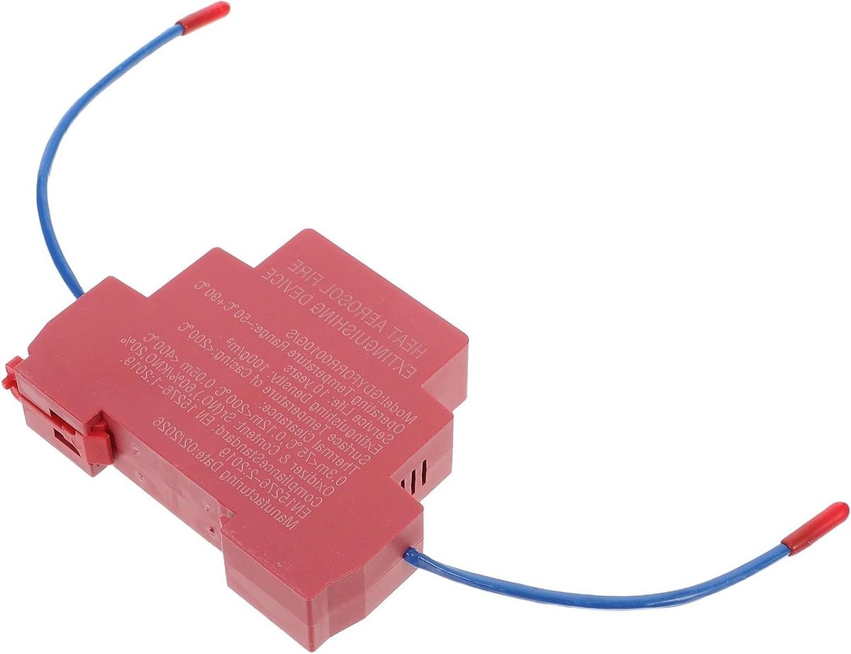 Automatische Brandblusser - Brandbluspatch Brandblusser - Voertuigbeveiliging - Zelfactiverend - 85 cm - Rood