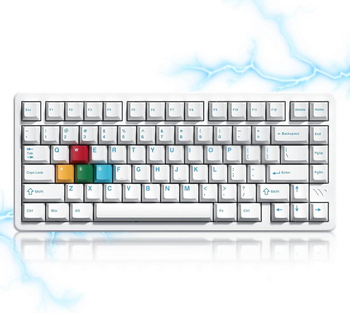 SnelShoppen - Draadloos Mechanisch Gaming-Toetsenbord SK75 TMR/HE 75% - Aluminium, Hal-effect, ANSI US, Snelle Ontgrendeling, Magnetische Schakelaars,