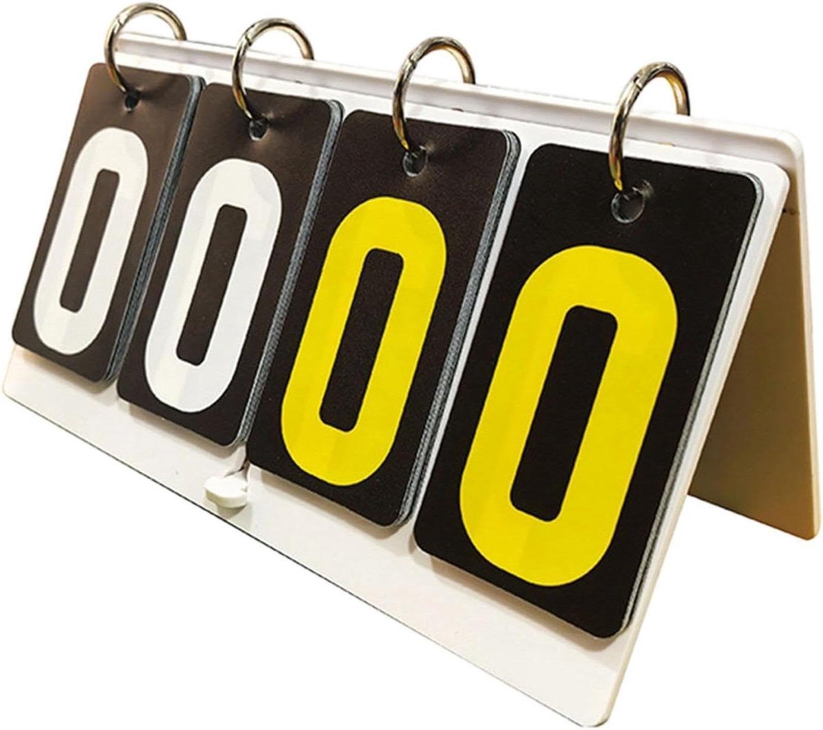 Volleybal Scorebord - Sport Scoreteller - Wedstrijden Bijhouden - Driehoekige Acryl Standaard - 20 x 9.5 cm - Mini-model
