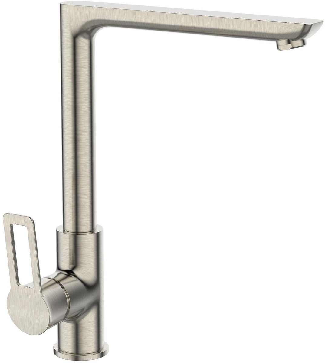 Sanimar Braga spoeltafelkraan geborsteld inox