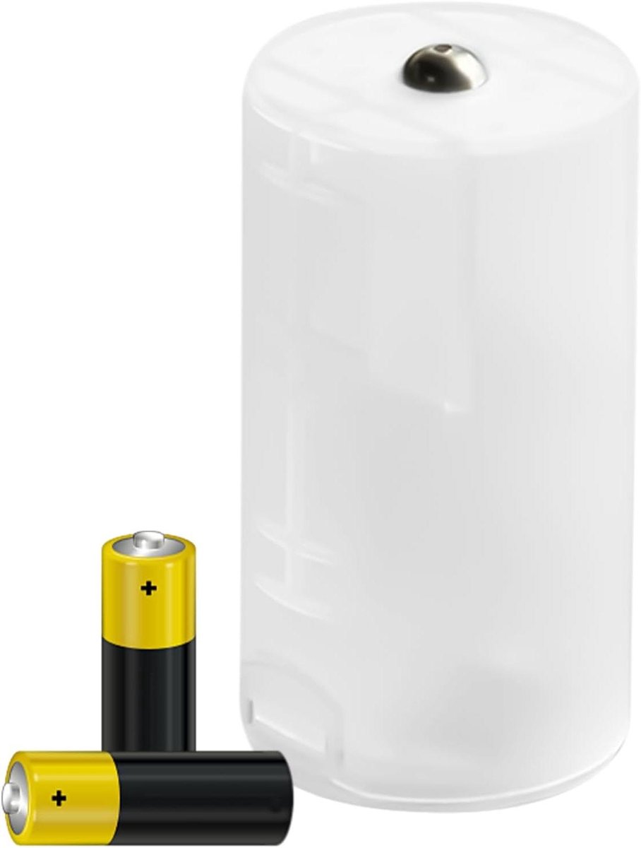Batterij Adapter - Batterij Converter - Apparaten Voeden - AA naar C/D Conversie - 50 mm - Transparant