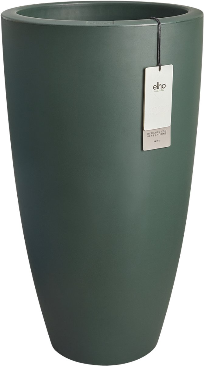 Elho June Rond High 40 - Pot de fleurs anti-UV et anti-décoloration
