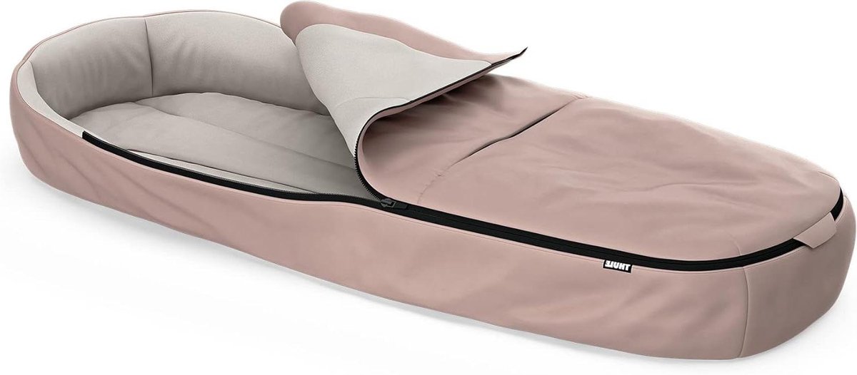 Kinderwagen Voetenzak - Babyzak Winter - Warm Houden - Afritsbare Bovenkant - One-Size - Misty Rose