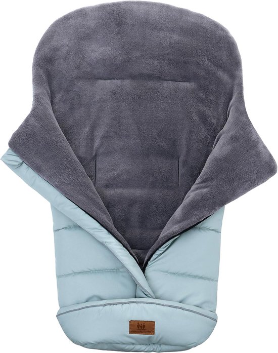 Voetenzak Kinderwagen - Baby voetenzak - Warmhouden Baby - Waterdicht 5-laags Materiaal - 102 x 54 cm - Lichtgroen — afbeelding 4