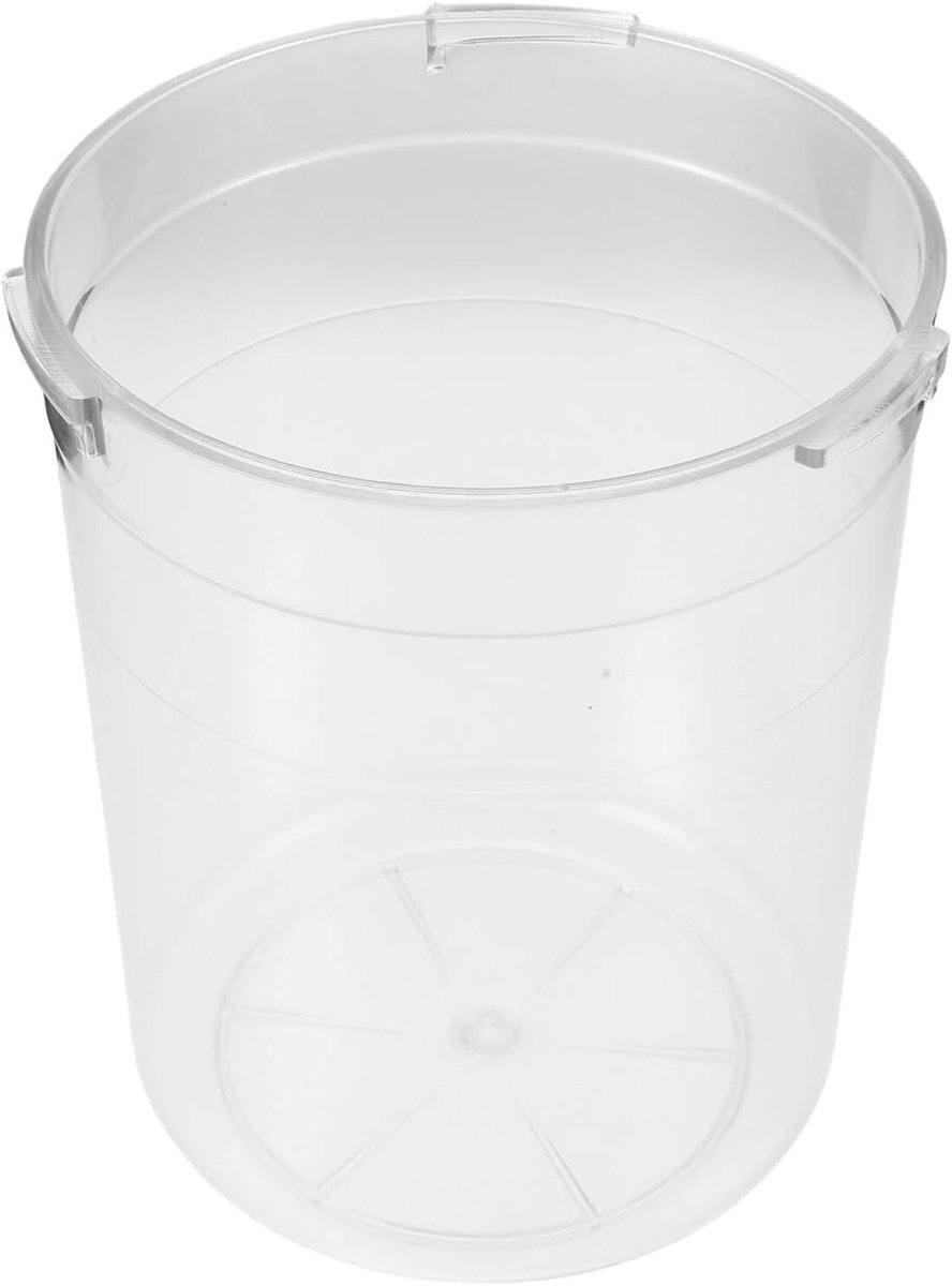 Vervangende Waterbeker - Watertank Stoomsalon - Haarstomer Bijvullen - Hittebestendig Kunststof - 14 x 11 x 11 cm - Transparant