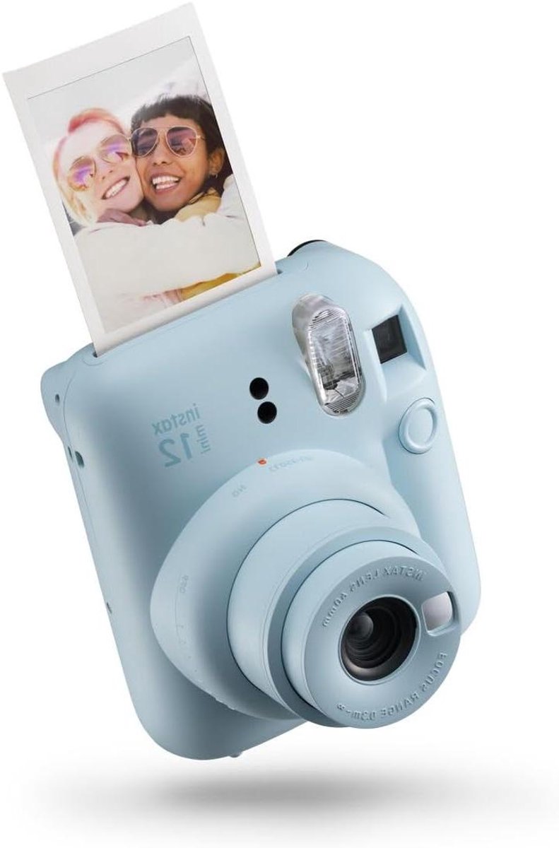Instant Camera - Mini Camera Fotoapparaat - Directe Foto's Maken - Automatische Belichting - 86 x 54 mm - Pastelblauw