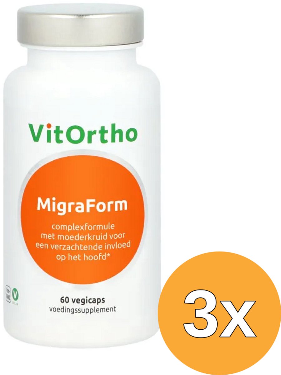 3x VitOrtho MigraForm (60 capsules)