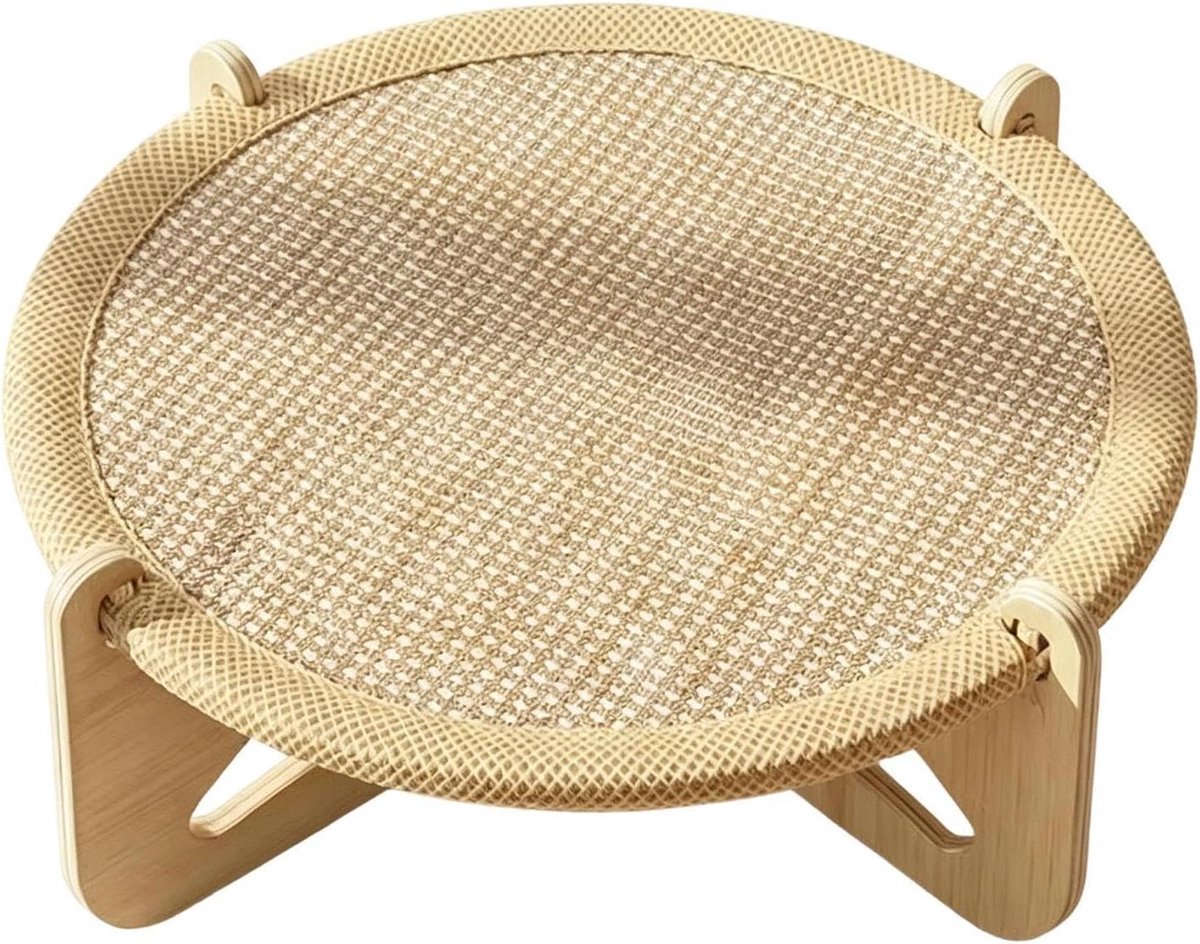 Krabmat Katten - Krabplank Hangmat - Nagelverzorging Stimuleren - Vochtbestendig Ontwerp - 40x40x15 cm - Niet gespecificeerd