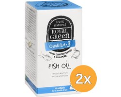 Royal Green 2x Omega 3 Visolie (30 Softgels) - 30 stuks